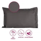 Grover Stripe Pillow Cover Grey 17x27inch Pack of 2
