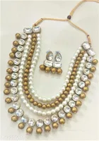 Alloy Necklace with Earrings for Women 