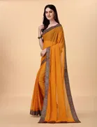 Silk Embroideried Saree for Women 