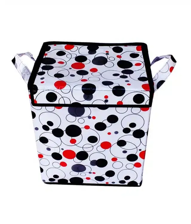PVC Printed Rectangular Laundry Bag (Multicolor, 47 L)