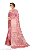 Organza Zari Woven Saree for Women 
