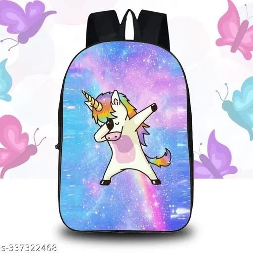 Canvas Backpack Bag, Black