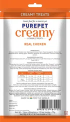 Purepet Creamy Lickable Cat Treats,Real Chicken 