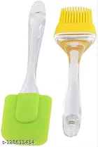 Silicone Spatula with Oil Brush 