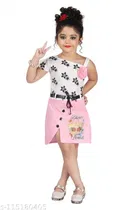 Cotton Blend Clothing Set for Girls 