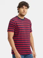 Round Neck Striped T-Shirt for Men 