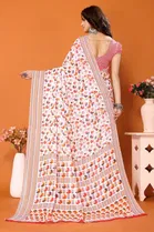 Georgette Printed Saree for Women 