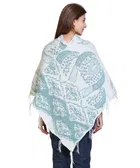 Woolen Self-Design Ponchos for Women 