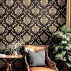 PVC Venyl Wall Sticker Wallpaper, Brown 