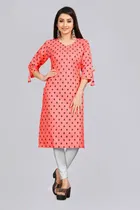 A-Line Cotton Kurti for Women 