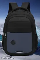 Polyester Backpack for Men & Women, Black