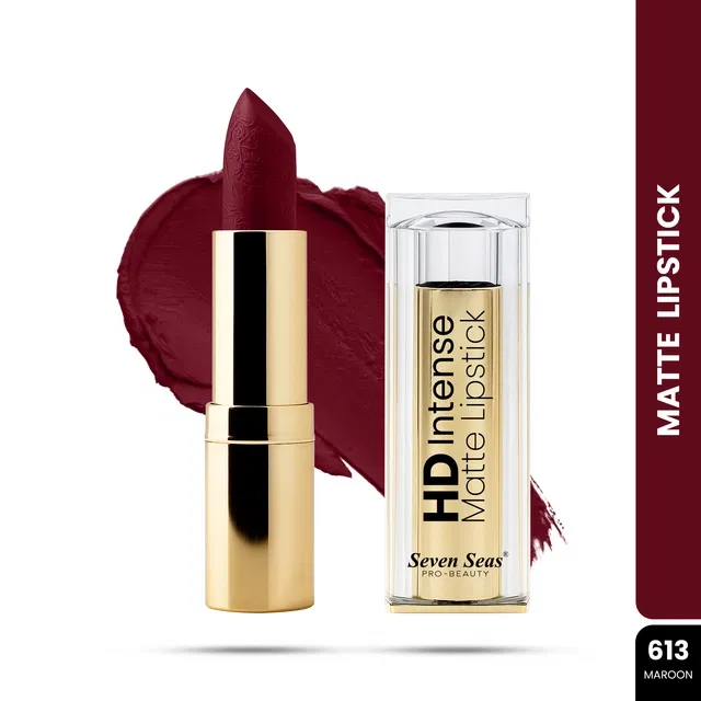 Seven Seas Lipstick for Women, Maroon (3.5g)