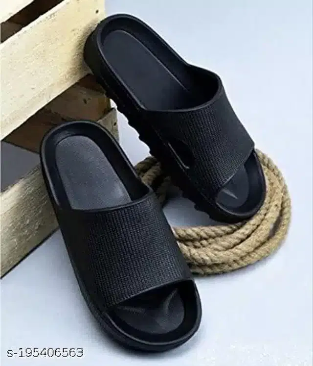 Sliders for Men (Black, 7)