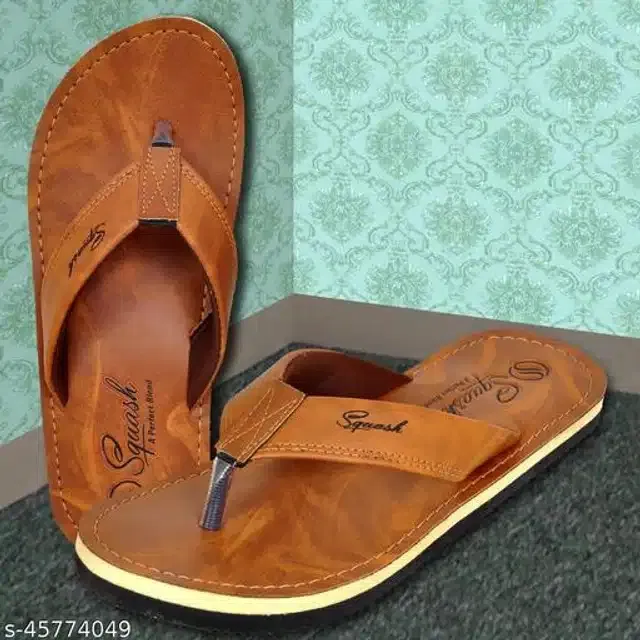 Flip Flop for Men (Tan, 7)