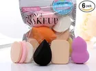 Silicone Makeup Blenders (Multicolor, Set of 6)