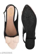 Shoetopia Suede Solid One-Toe Flats for Women 