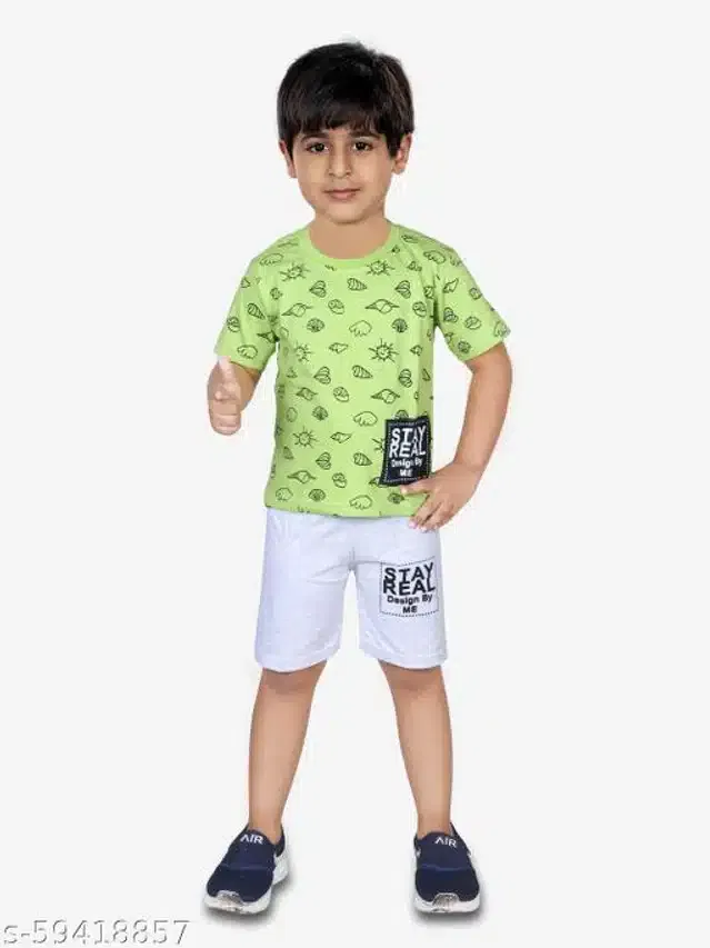 Clothing Set for Boys (Multicolor, 6-12 Months)
