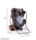 Resin Koala Hanging Swing for Garden Tree Decor 