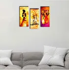 MDF 3 Pcs Designer Wall Painting for Home & Office 
