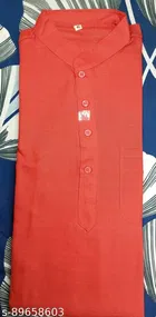 Cotton Solid Kurta for Men 