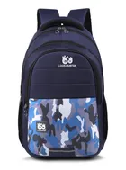 Polyester Backpack for Men & Women (Navy Blue)