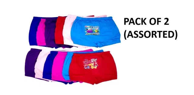 Boys Innerwear Assorted Cotton Size (3-4 Y)(Pack of 2)
