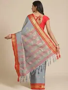 शारदा क्रिएशन कॉटन एम्बेलिशड साड़ी 