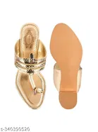 Shoetopia Golden Sandals 