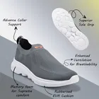 Sports Shoes for Men, Grey & Orange 