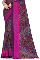 Georgette Printed Saree for Women 