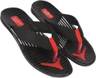 Slippers for Men (Red & Black, 6)