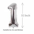 Foil Balloon for Birthday Celebration, No. 12 