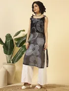 Tie Up Georgette Kurti for Women 