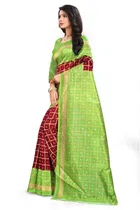 Art Silk Bandhani Saree for Women 