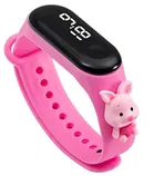 Silicone Strap Digital Watch for Kids 