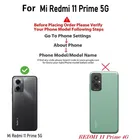 Rubber Mobile Back Cover for REDMI 11 Prime 5G 