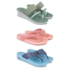 Combo of Heels with Slippers for Women 