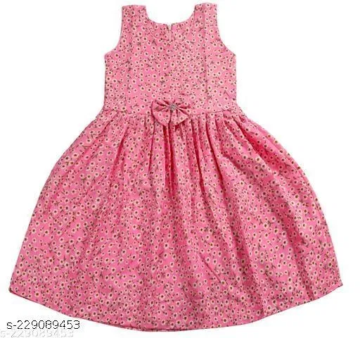 Dresses for Girls (Pink, 3-4 Years)