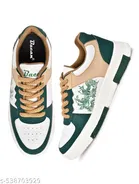 White & Casual Trendy Sneakers for Men 