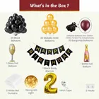 Cocktail Theme 2nd Birthday Balloon Decoration Kit , Multicolor, Pack Of 70