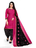 Cotton Printed Salwar Suit for Women 