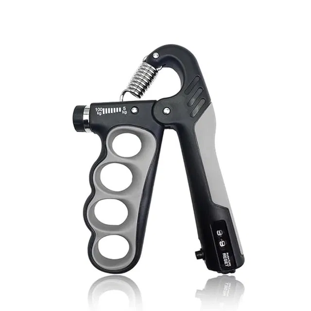 Adjustable Hand Grip with Counter ,(Grey)