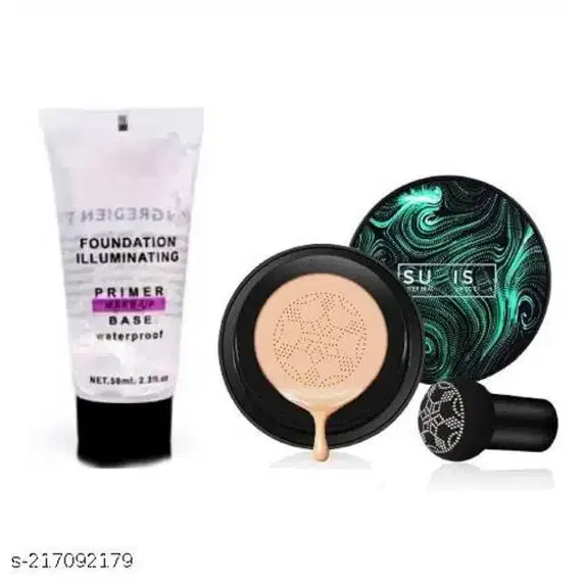 Face Primer with Sunisa Air Cushion Foundation (Set of 2)