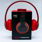 P47 Foldable Wireless Bluetooth Headphone with Mic & SD Card Support 