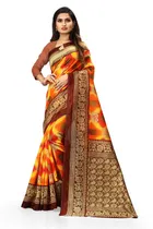 Mysore Silk Printed Saree for Women 