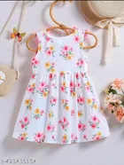 Cotton Blend Frock for Girls 