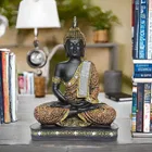 Sitting Budha Polyresin Idols 18.5Lx8Wx25 Cm