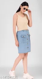 Denim Skirts for Girls 