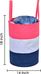 Canvas Laundry Bag,Multicolor,  