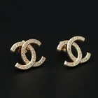 Gold Plated Studs for Women (Gold, Set of 1)